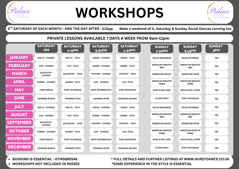 Dance Workshops